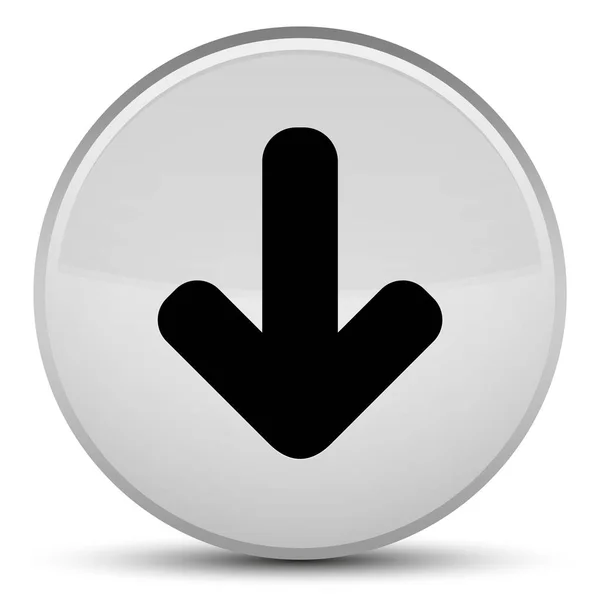 Download pijl pictogram speciale witte, ronde knop — Stockfoto