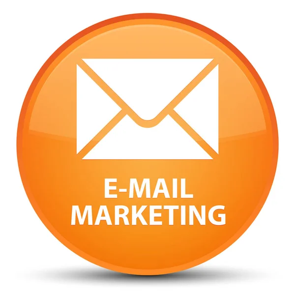E-mail marketing special orange round button