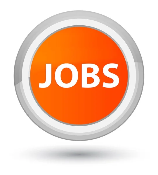 Jobs Prime Orange Round Knopf — Stockfoto