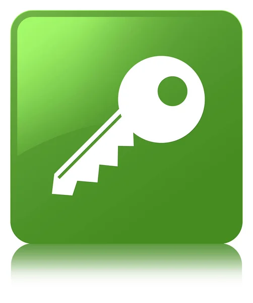 Key icon soft green square button