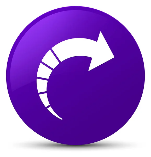 Icône flèche suivante bouton rond violet — Photo