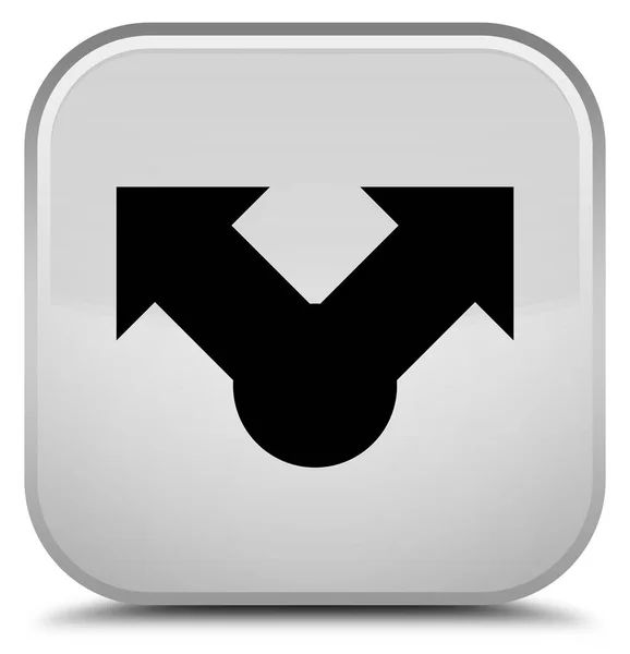 Dela ikonen speciella vita fyrkantiga knappen — Stockfoto