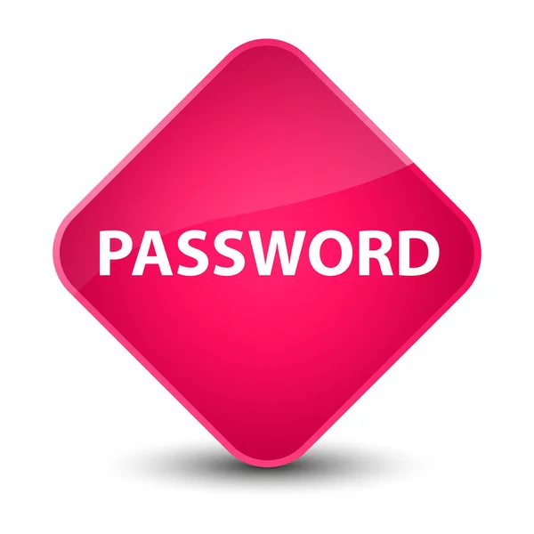 Elegantní růžový diamant tlačítko heslo — Stock fotografie