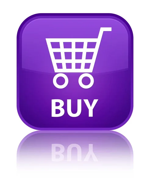 Buy special purple square button — Stock Photo, Image