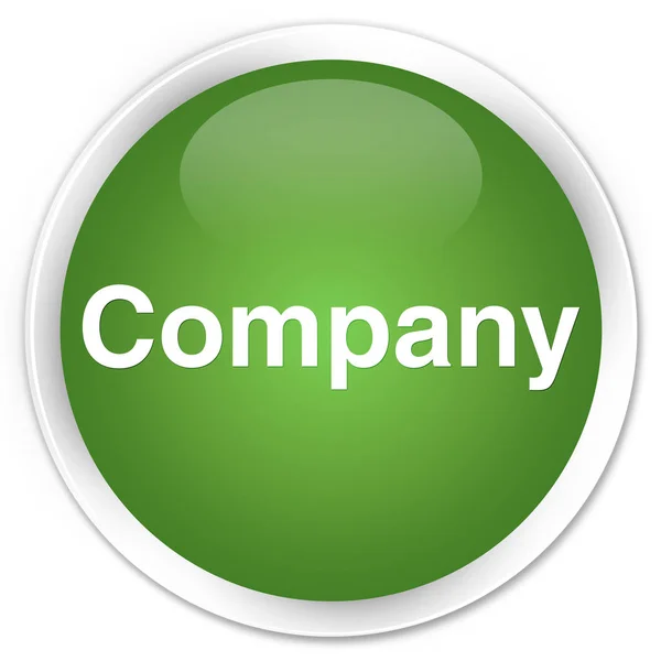 Firma premium miękki zielony okrągły przycisk — Zdjęcie stockowe