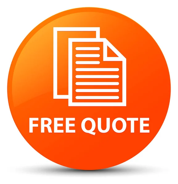 Free quote orange round button