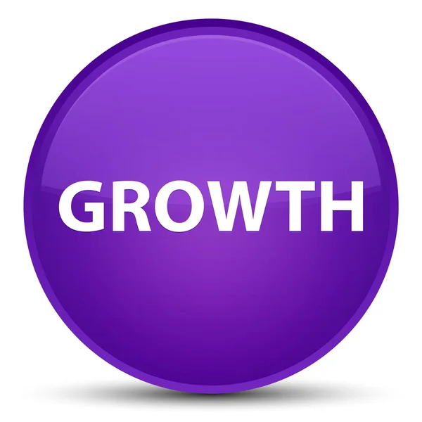 Növekedés különleges lila kerek gomb — Stock Fotó