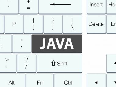 Java siyah klavye düğme
