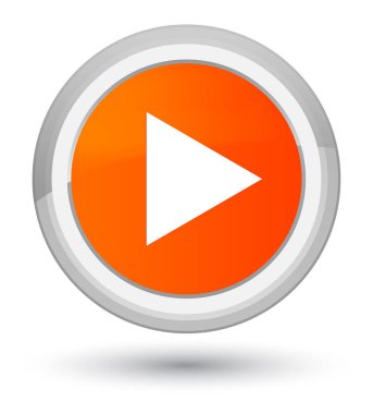 Yürüt simgesi Başbakan turuncu yuvarlak düğmesi