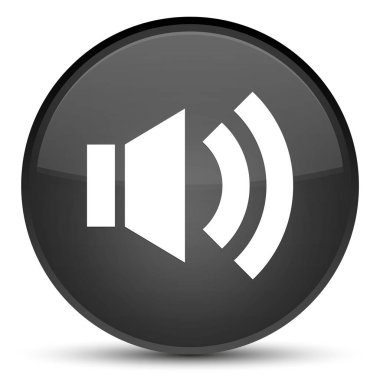 Ses simgesini özel siyah yuvarlak düğmesi