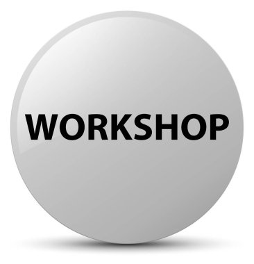 Atölye beyaz yuvarlak düğmesi