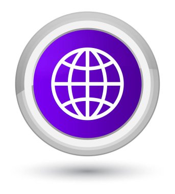 Dünya kutsal kişilerin resmi ana mor yuvarlak düğme