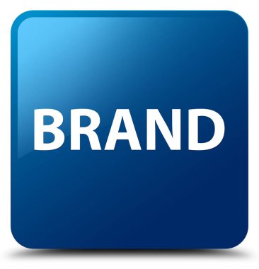 Marka mavi kare düğme