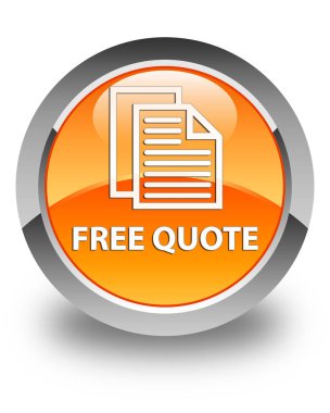 Ücretsiz fiyat teklifi parlak turuncu yuvarlak düğme