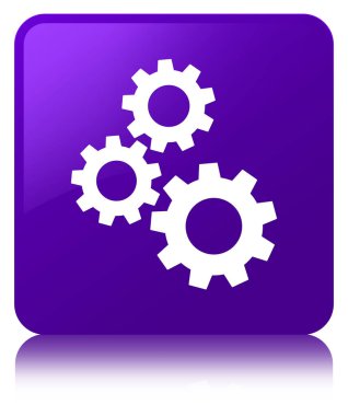 Gears'ın kutsal kişilerin resmi mor kare düğme