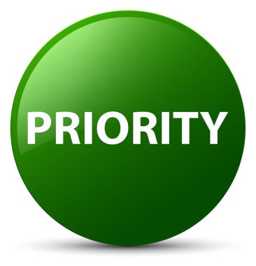 Öncelik yeşil yuvarlak düğmesi