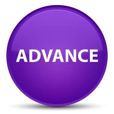 Önceden özel mor yuvarlak düğmesi