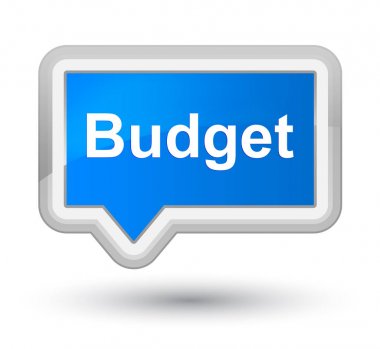 Bütçe ana camgöbeği mavi bayrak düğmesini