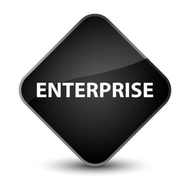 Kurumsal zarif siyah elmas düğmesi