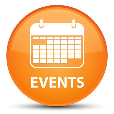 Events (takvim simgesini) özel turuncu yuvarlak düğmesini