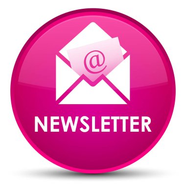 Bülten özel pembe yuvarlak düğmesi