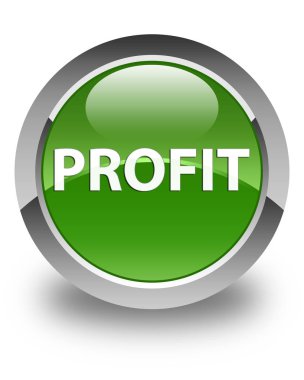 Kar parlak yumuşak yeşil yuvarlak düğme