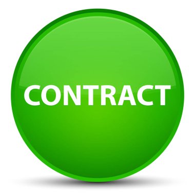 Sözleşme özel yeşil yuvarlak düğmesi