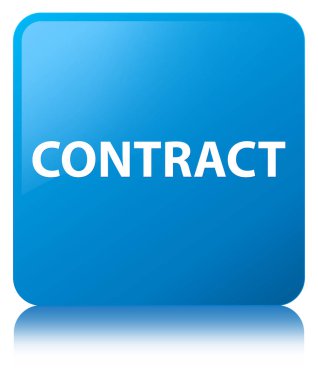 Sözleşme camgöbeği mavi kare düğme