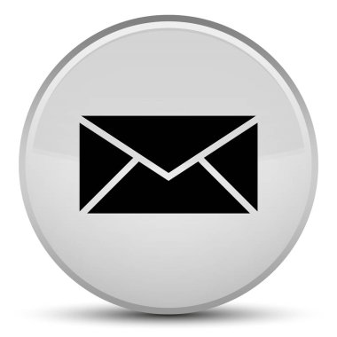 E-posta kutsal kişilerin resmi özel beyaz yuvarlak düğme