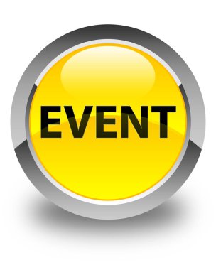 Olay parlak sarı yuvarlak düğme