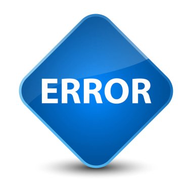 Hata zarif mavi elmas düğmesi