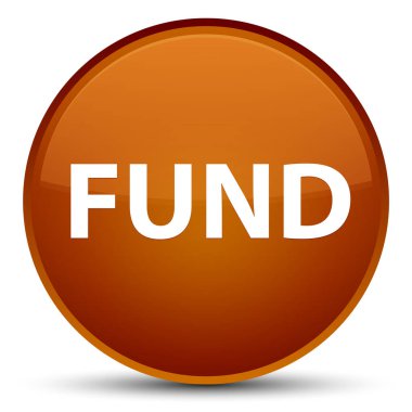 Fon özel kahverengi yuvarlak düğmesi