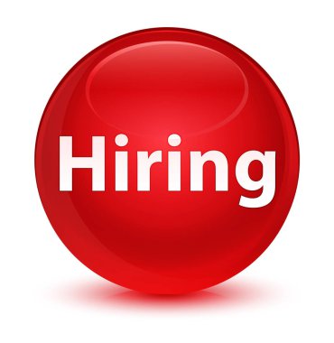 Cam gibi kırmızı yuvarlak düğmeye işe