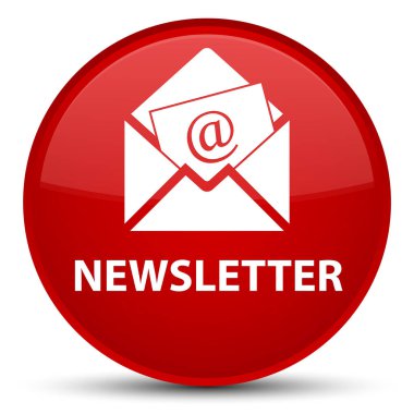 Bülten özel kırmızı yuvarlak düğmesi