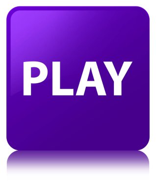 Oyun mor kare düğme