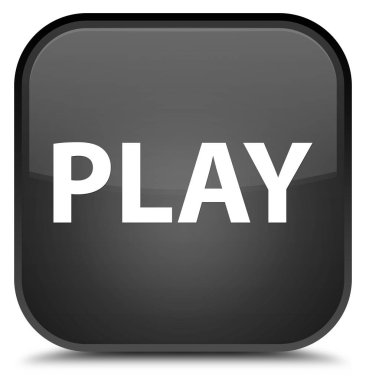 Oyun özel siyah kare düğme