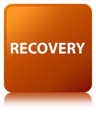 Kurtarma kahverengi kare düğme