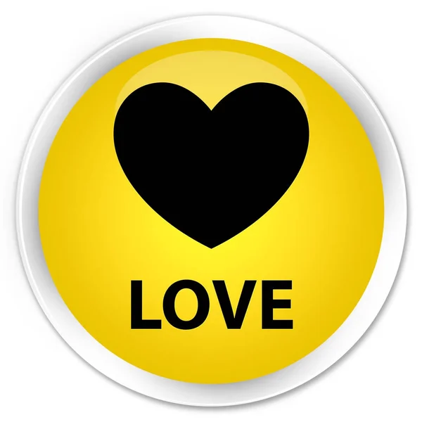 Amor prima botón redondo amarillo — Foto de Stock