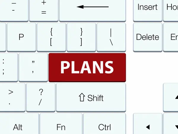 Planes botón de teclado marrón — Foto de Stock