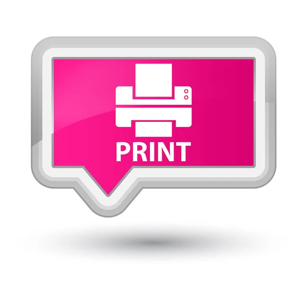 Print (printer icon) prime pink banner button
