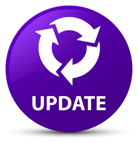 Update (refresh icon) purple round button