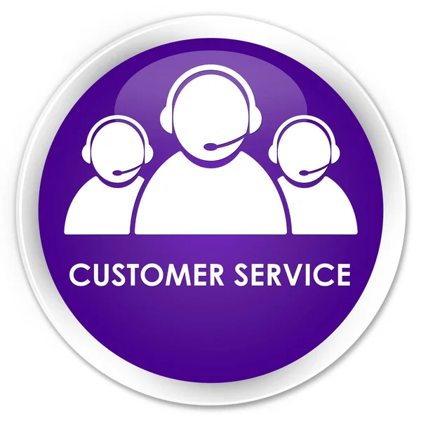 Кнопка обслуживания клиентов (значок команды) премиум-класса — стоковое фото