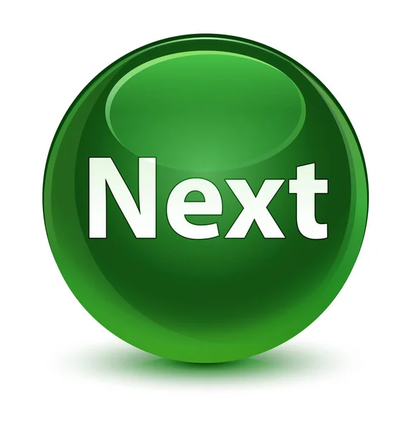 Volgende glazig zachte groene ronde knop — Stockfoto