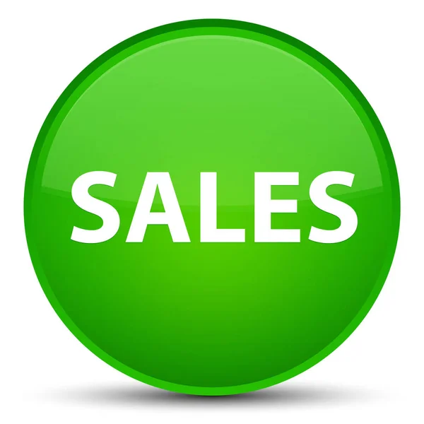 Sales special green round button — Stock Photo, Image