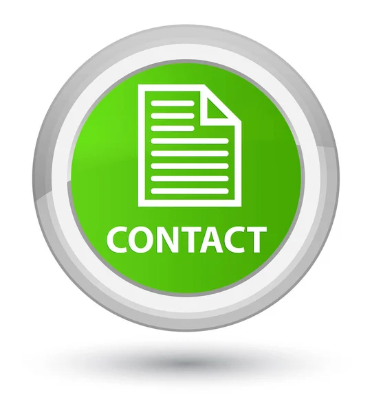 Contact (page icon) prime soft green round button