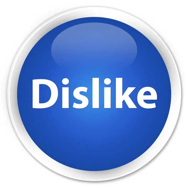 Dislike premium blue round button