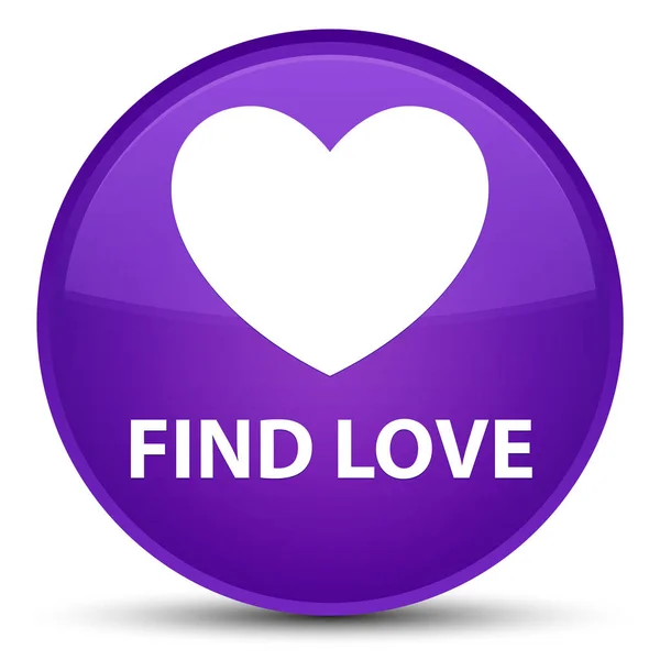 Find love special purple round button