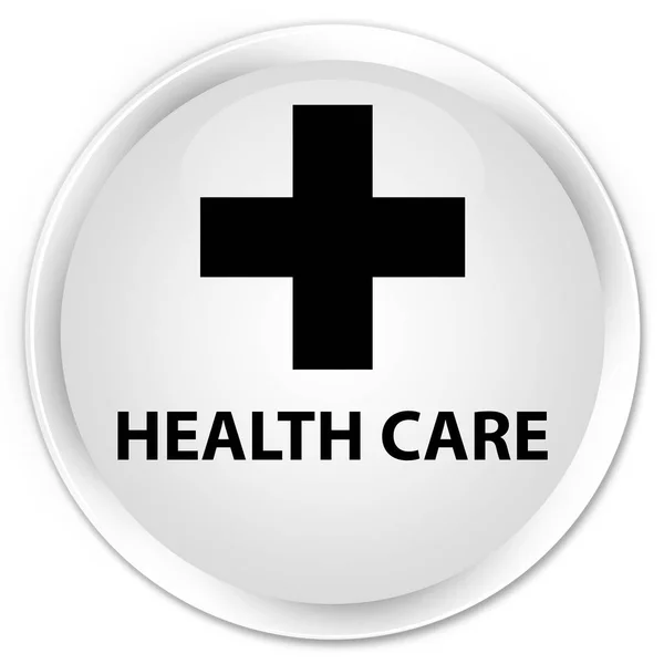 Health care (plus sign) premium white round button — Stock Photo, Image