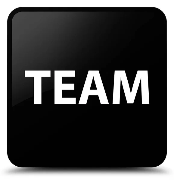 Team black square button — Stock Photo, Image