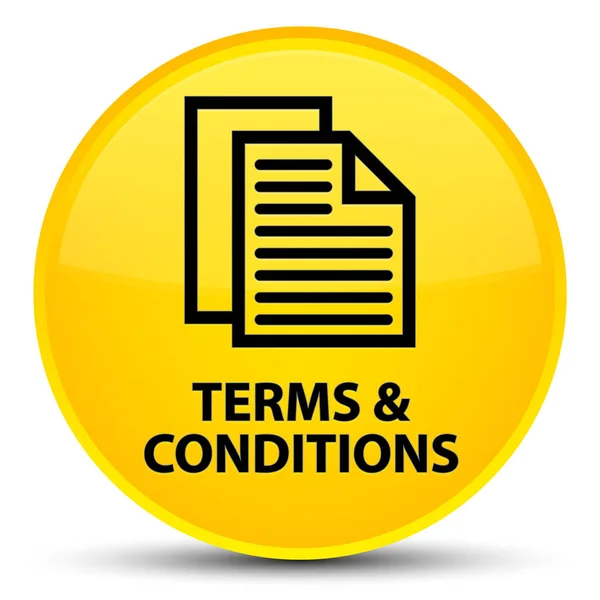 Terms and conditions (pages icon) special yellow round button